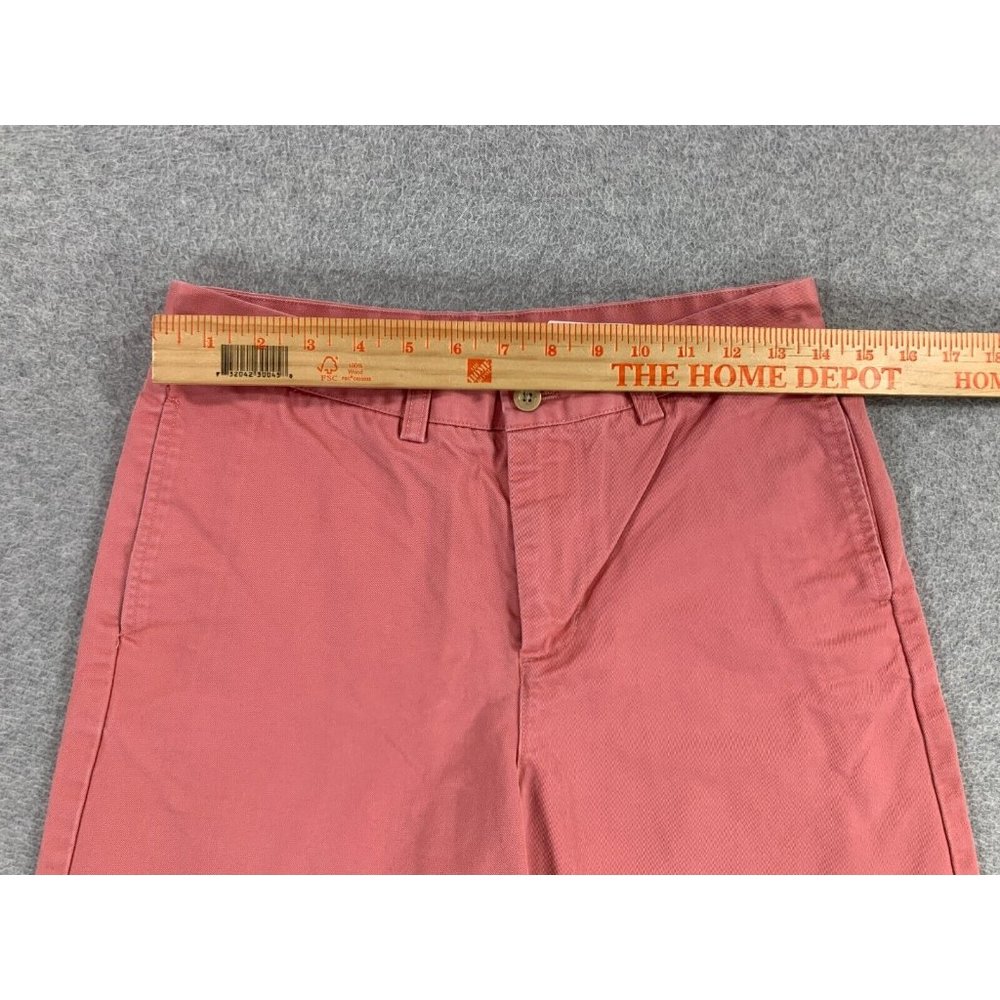 Vineyard Vines Classic Solid 100% Cotton Chino Shorts (Boy's Size 18) Jetty Red - Picture 6 of 11
